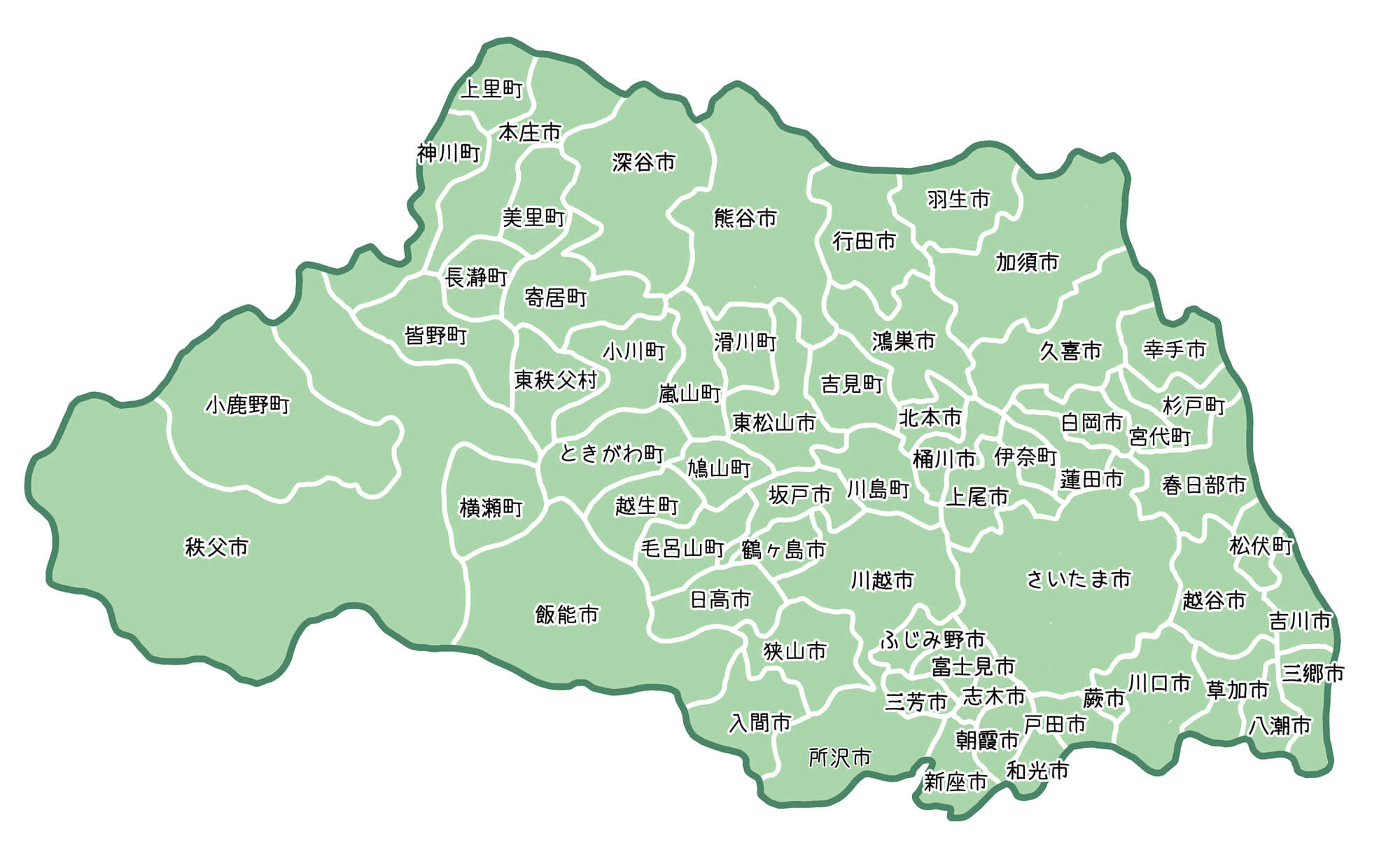 埼玉県の平均土地価格